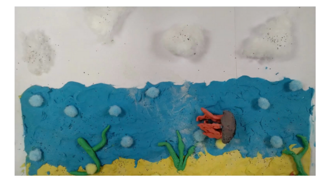 Filmstill DIE KLEINE MEERJUNGFRAU UND DER DELFIN - Animationswerkstatt 2025 in Golzow