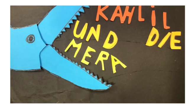 Filmstill KAHLIL UND DIE KAMERA - Animationswerkstatt 2025 Golzow