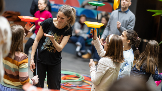 Julia Lemke zu Gast in der Kinderiflmuni 2026