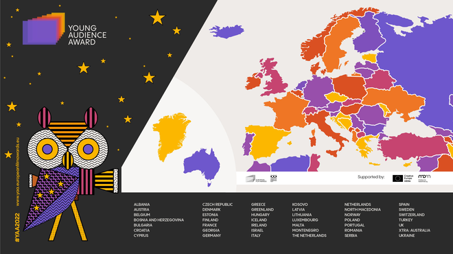 Landkarte Europa Young Audience Award 2022